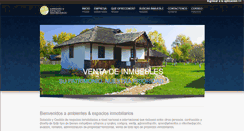Desktop Screenshot of ambientesyespaciosinmobiliarios.com